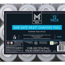 Chafing Fuel 12 Pack -NEW