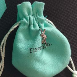 Tiffany Knot Ring White Gold With Diamonds Size 7 