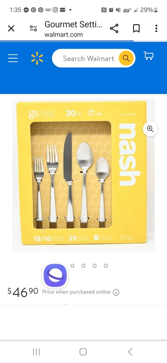 Gourmet Settings 20-piece Nash Stainless Steel Flatware Set