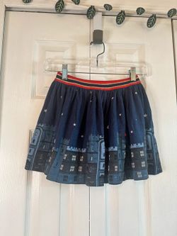 Mini Boden Castle Jersey Skirt, size 7-8