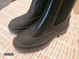 Coach Black Booties Size 6 NWT