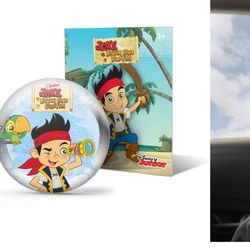 StoryShield for StoryPhones, Disney Junior Screen-Free Audio Storytelling Disk Featuring Jake and The Neverland Pirates