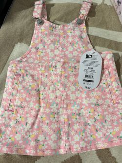 Baby Girl Floral Jumper Dress 12M