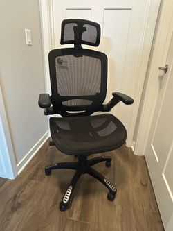 Rolling Desk chair with Head Rest and adjustable Armrests