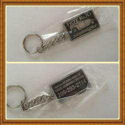 Hot Rod Nostalgia Magazine Key Chain