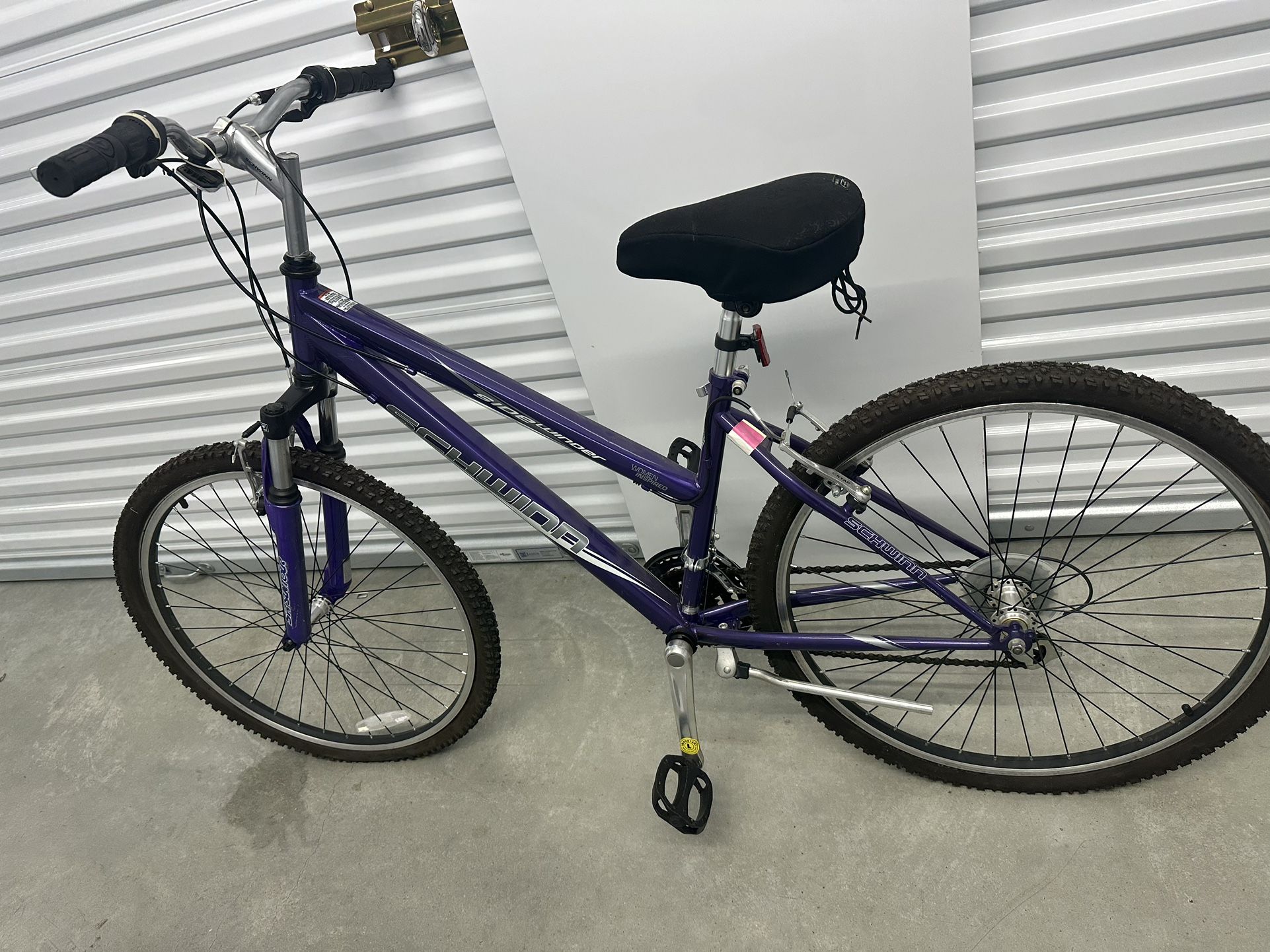 Schwinn Sidewinder Mountain Bike, 26-inch wheels, womens frame, Purple