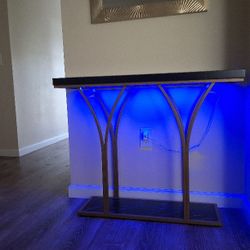 Console Table With Led Light 