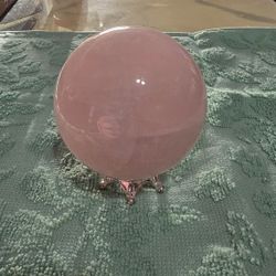 Rose Quartz Sphere #2