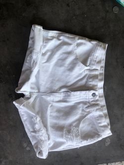 Beautiful White High waisted shorts
