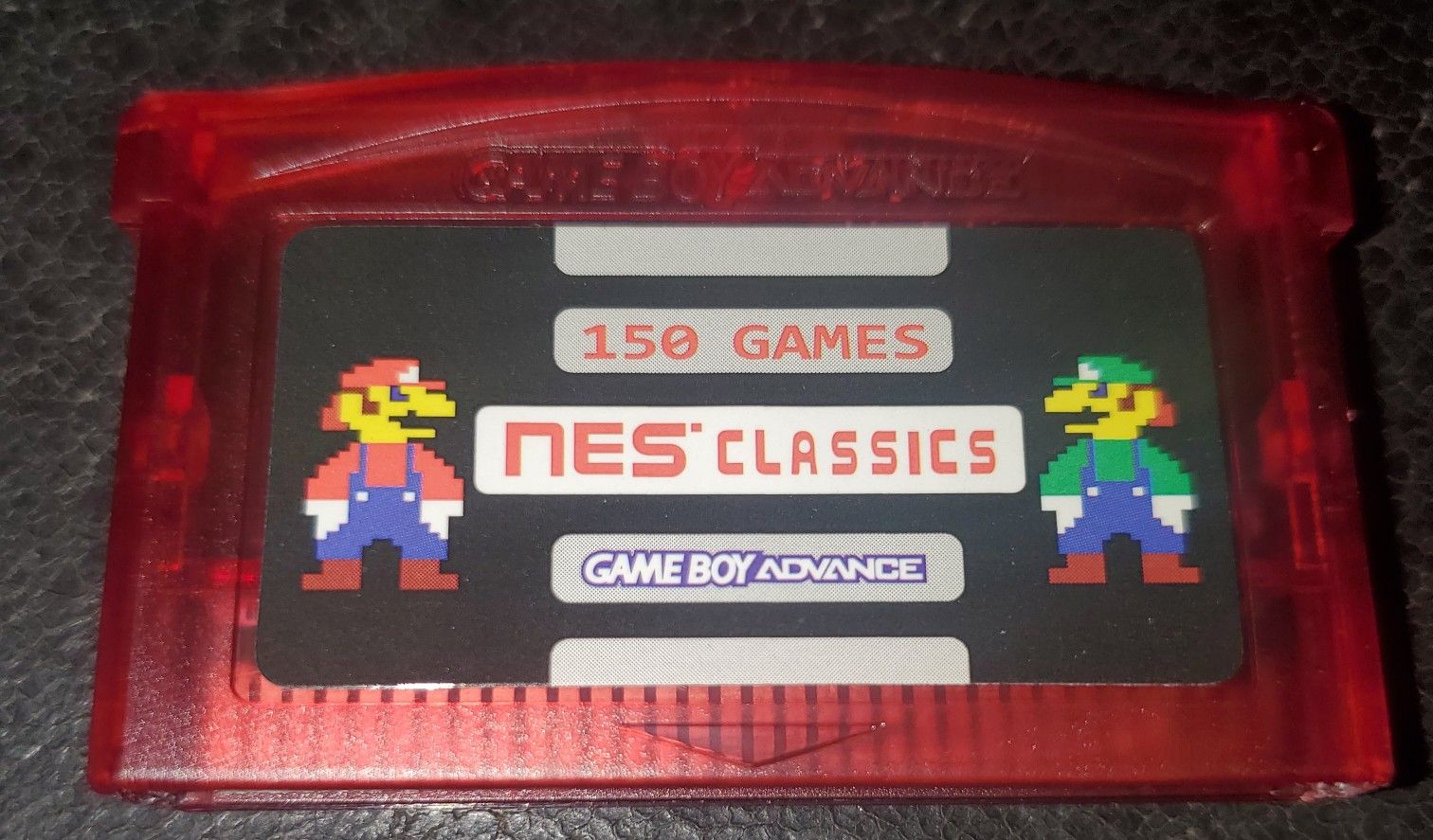 NES 150 In 1 GBA Gameboy Advance Video Game Cartridge 