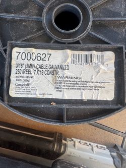 3/16 galvanized cable