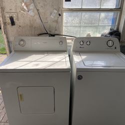 🎉EXTRA LARGE CAPACITY ELECTRIC DRYER & WASHER SET⚜️BOTH RUN🏃GREAT🎊& BOTH MANUFACTURED BY WHIRLPOOL❤️ 🥰ILL RUN 🏃BOTH FOR YOU⚜️BOTH BEEN CLEANED IN