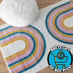 Mainstays 36 in x 56 in Rainbow Arches Indoor Area Rug