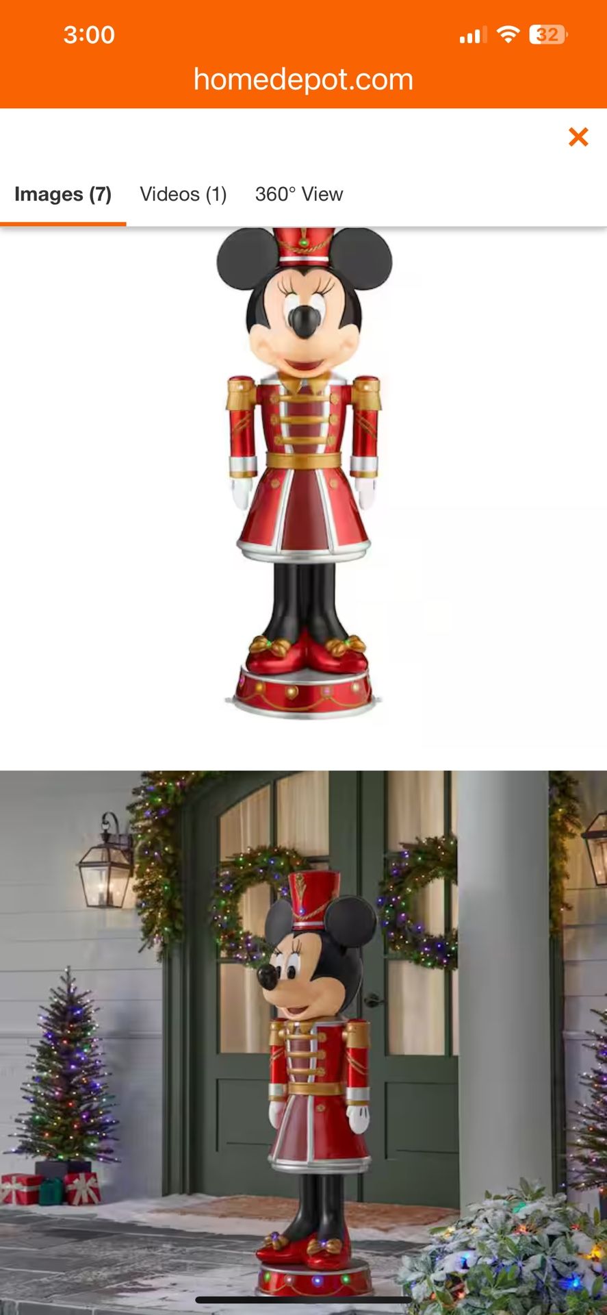 Minnie Mouse Nutcracker