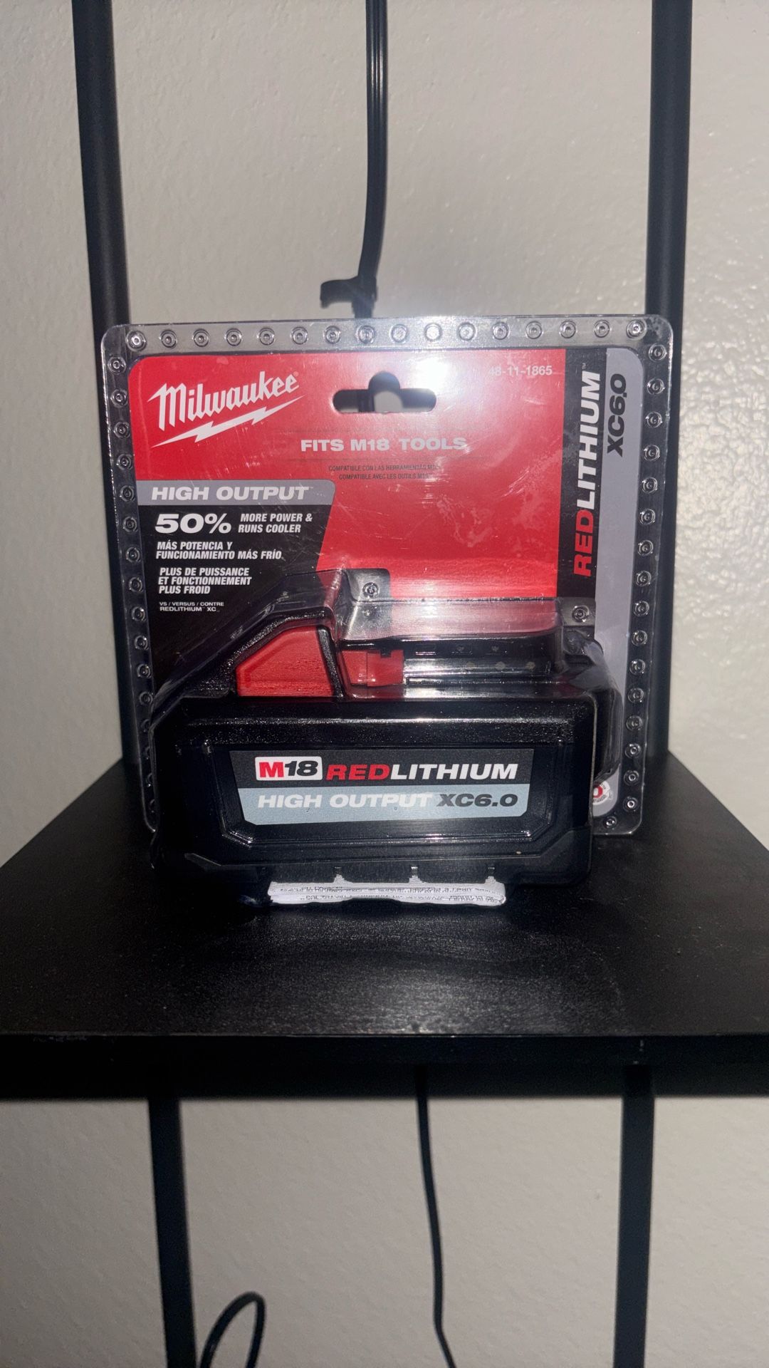 Milwaukee M18 XC6.0 High output Battery