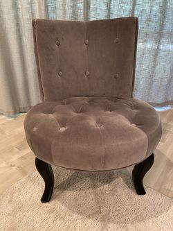 Victorian Velvet Chair