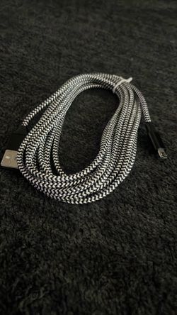 NEW 10FT Micro USB Cable to usb 10FT Micro USB Charging Cable Android Charger Cord Fast Charge Braided Black A cable charger for ps4 controller