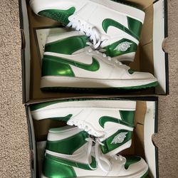 Jordan 1 High Metallic Green Golf 