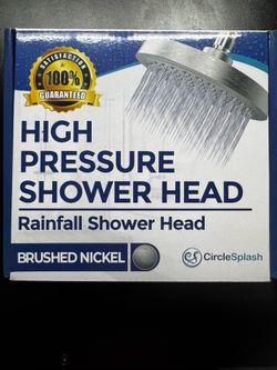NEW Brushed Nickel Shower Head - 1 Available