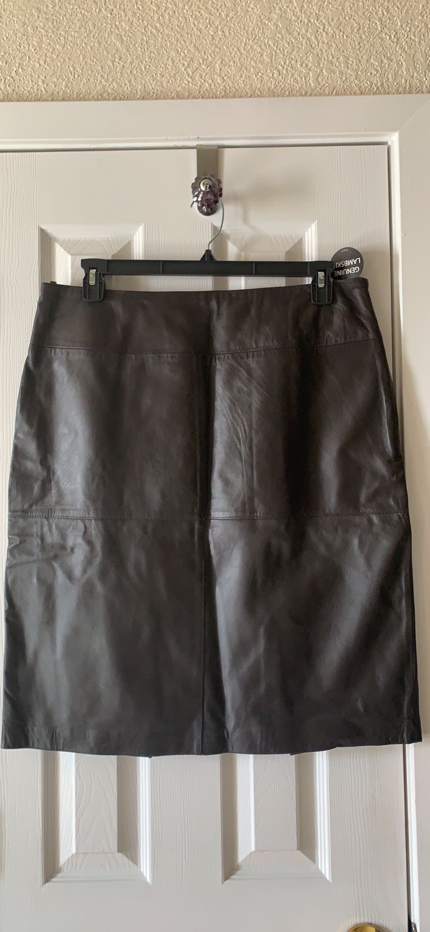 Genuine Leather Skirt