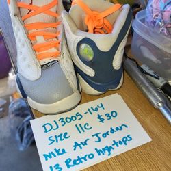 Nike Air Jordan 13 Retro Small Child Size 11c