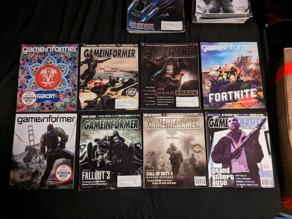 76 Game Informer Magazines, Xbox Cheat Guide, Zelda Twilight Princess Prima Game Guide VIDEO GAME Codes Strategies
