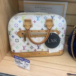 Louis Vuitton x Takashi Murakami Alma Purse