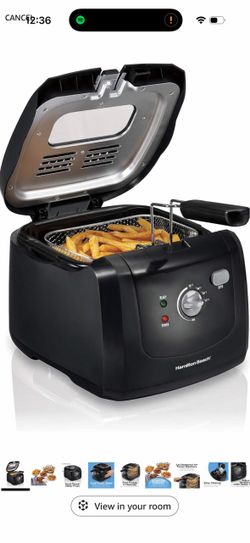 Electric Deep Fryer Set like new incl accessories and oil