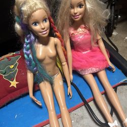 My size Barbies