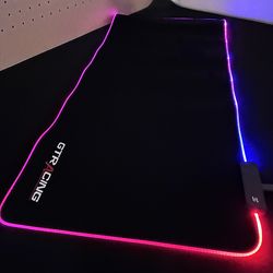 Black Gaming RGB Small Mouse Pad, GTRACING