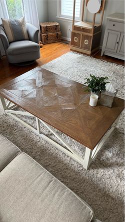 Wooden Farmhouse Coffee Table