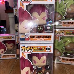 Funko POP! Super Saiyan God Vegeta Dragon Ball Super Broly #1868  [GLOW CHASE]
