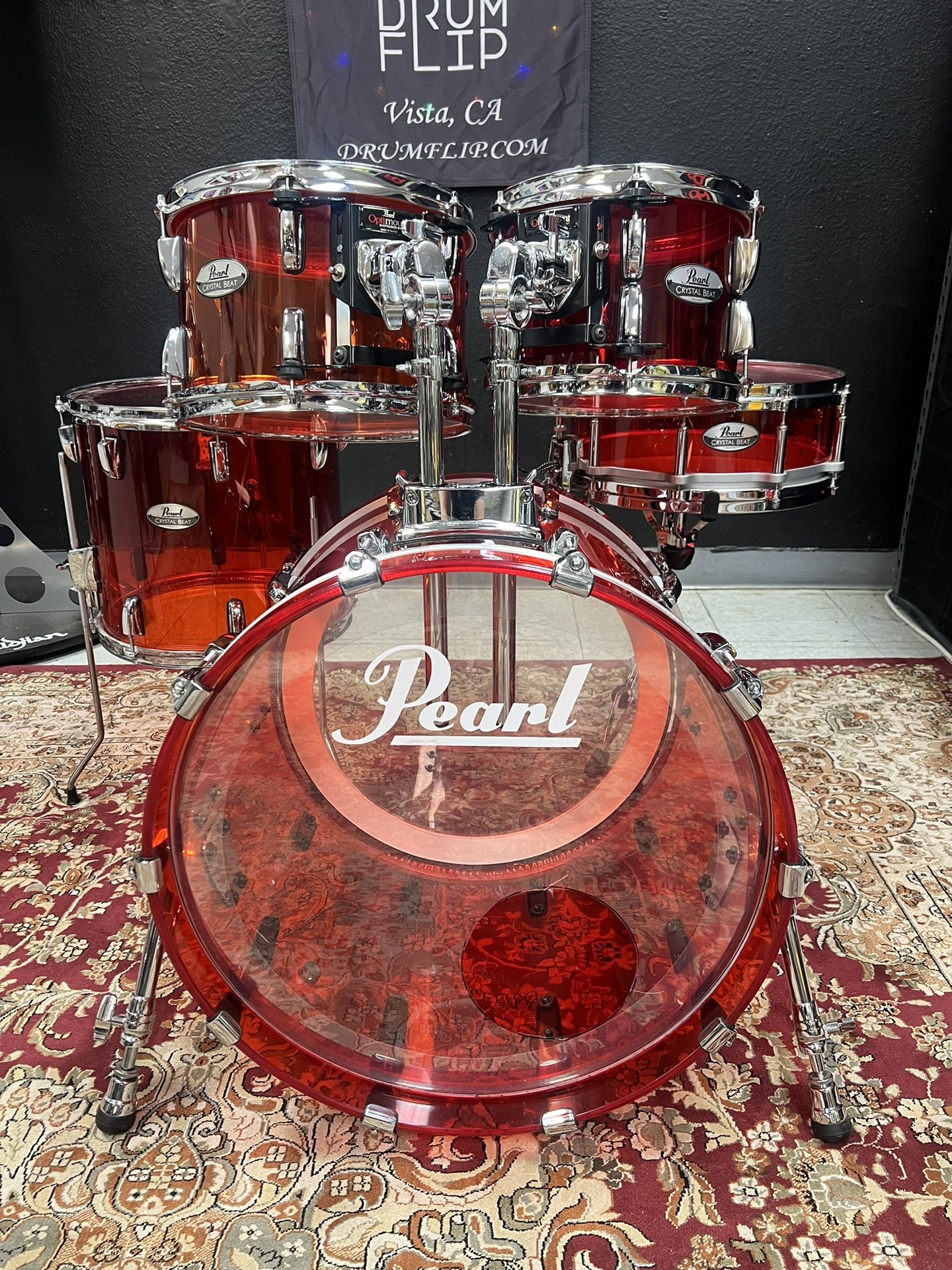 Pearl Crystal Beat 5pc Drum Set
