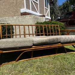 Vintage Bamboo Rattan Sofa