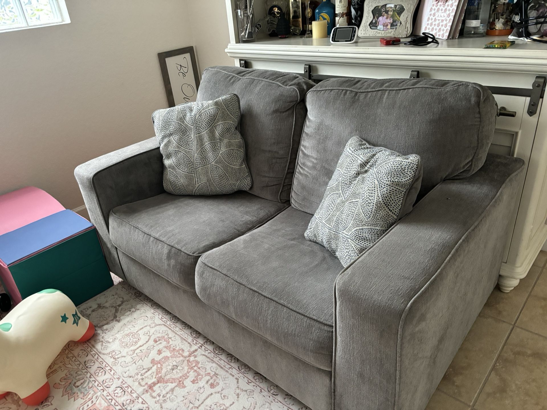 Gray Small Couch