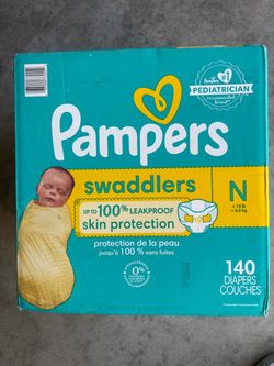 New box newborn diapers