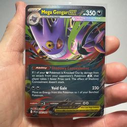 Mega Gengar ex 056/094 ME02: Phantasmal Flames Pokemon TCG Double Rare NM