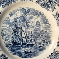 Historical Ports Of England Dinner Plate The Port Of Bristol