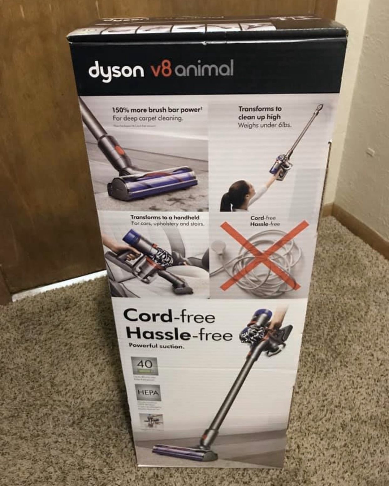Dyson V8 Animal Cordless Battery Stick Vacuum Cleaner, Iron. BRAND NEW - SEALED. like v7 v9 v10 v11