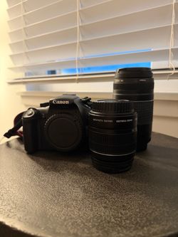 CANON T3 EOS DSLR + 2 LENSES