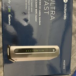 New Motorola Modem And Router