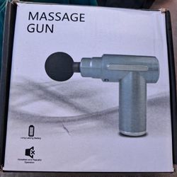 New Massage Gun W Accessories & Charger
