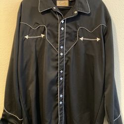 Scully Western Shirt Large Men’s New 