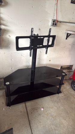 Complete glass tv stand perfect conditions