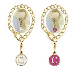 2pcs Initial Letter C Charms Accessories 30oz & 40oz Tumblers