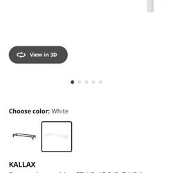 KALLAX Base Legs ONLY, White, 57 1/2x15 3/8x7 1/8 "