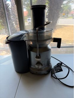 $30 Breville - Juice Fountain Cold Electric Juicer - Silver