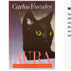 Aura by Carlos Fuentes Bilingual Edition