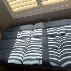 Navy blue futon 