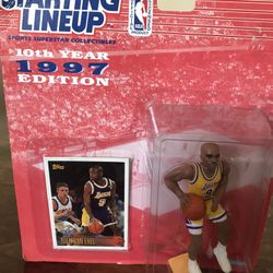 Nick Van Exel 1997 Edition Starting Line Up NBA Action Figure 